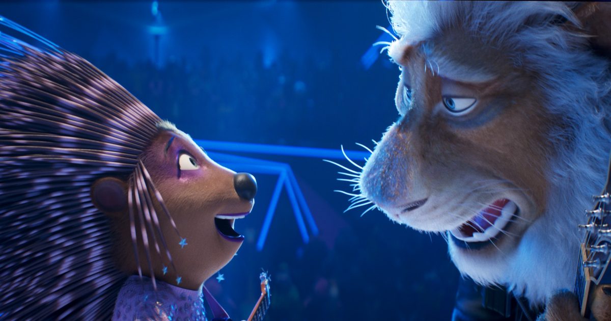 映画『SING／シング：ネクストステージ』より、稲葉浩志と長澤まさみ