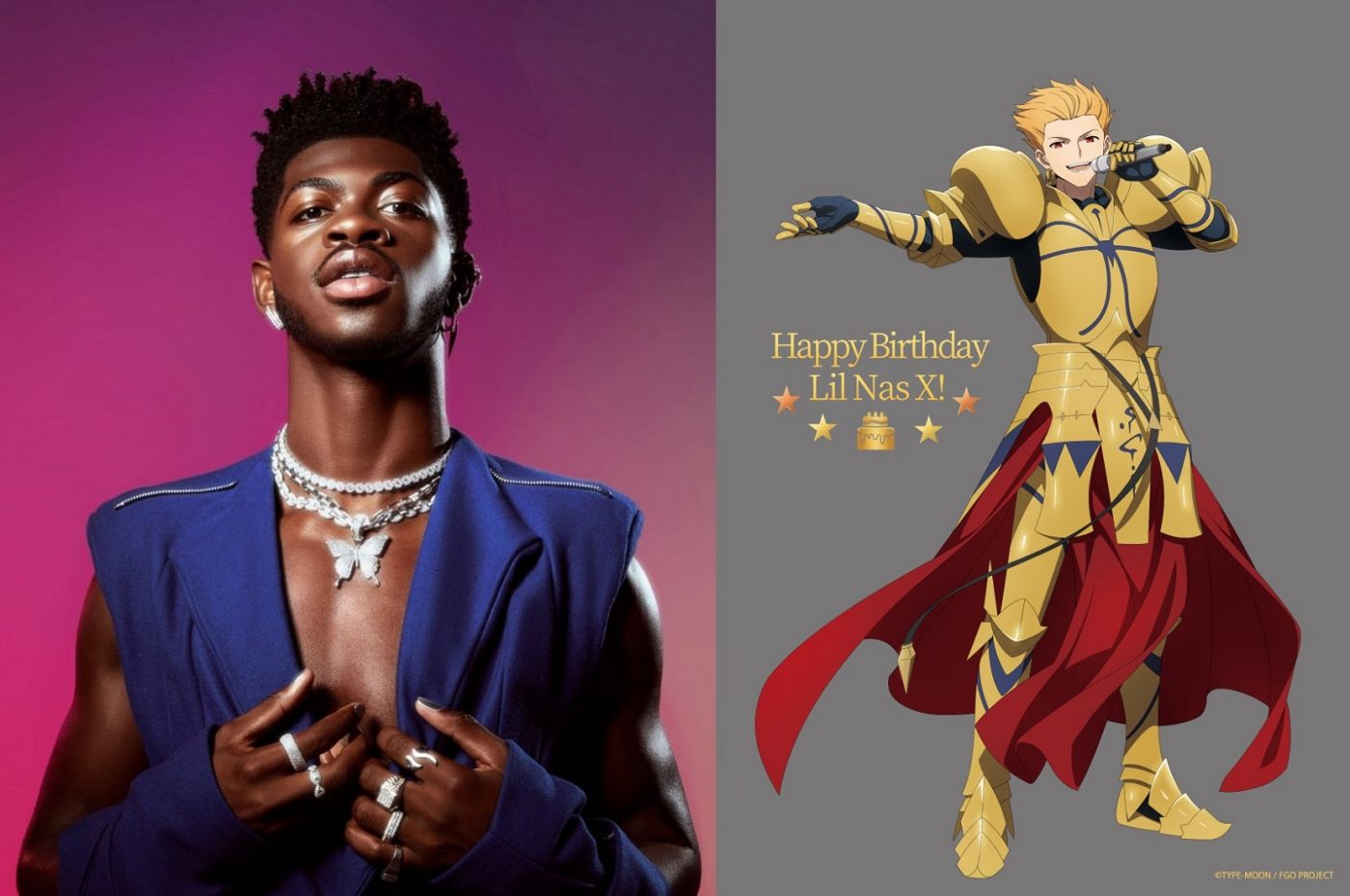 リル・ナズ・X、グラミー無冠ながら『FGO』ギルガメッシュからの誕生日祝福ツイートに大興奮！