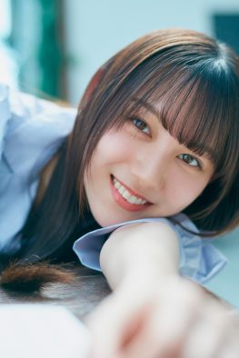 日向坂46・四期生のグラビアを毎日ひとりずつ公開していく「四期生のぽかぽか写真館」。6人目は福井県出身の21歳、平岡海月