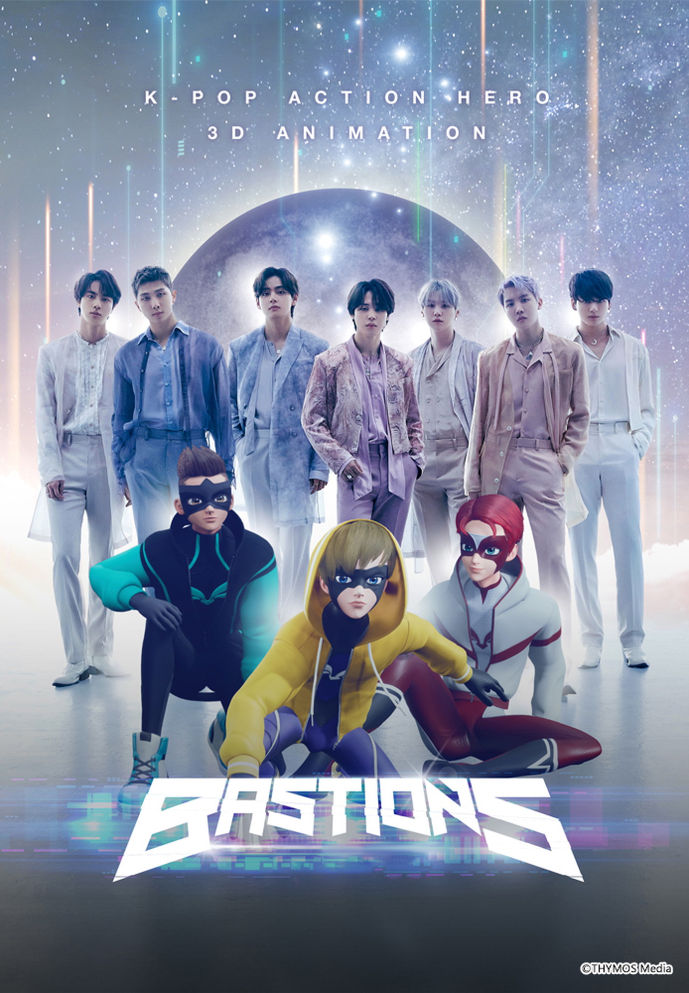BTSがタイトル曲を歌う韓国発アニメ『BASTIONS』の日本放送＆配信が決定 - 画像一覧（1/1）