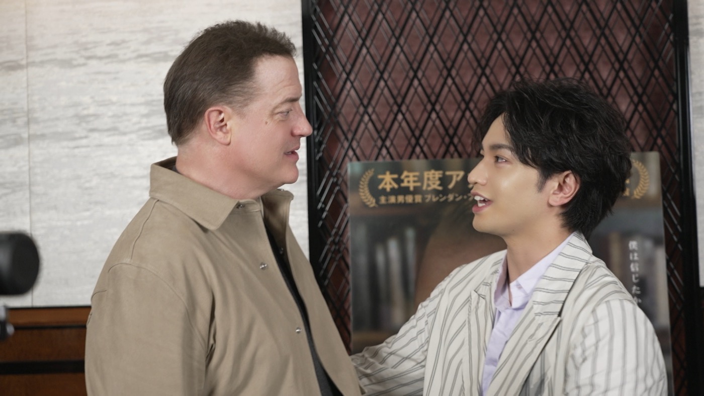 Sexy Zone・中島健人、オスカー俳優ブレンダン・フレイザーの言葉に感銘を受ける。ブレンダンは「何事に対してもリスペクトを忘れない人物」