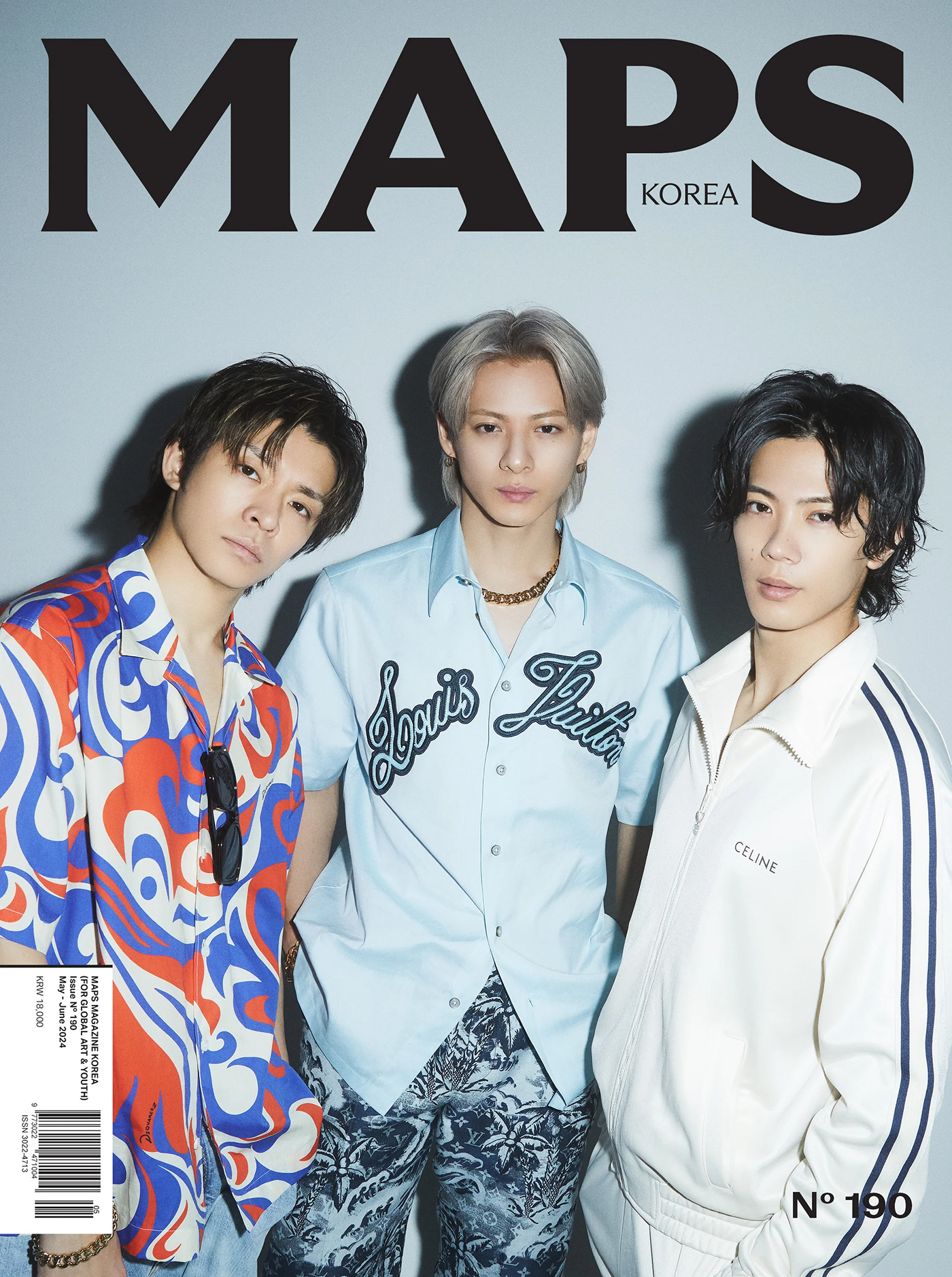Number_i、グローバルファッションマガジン『MAPS』日本版＆韓国版の表紙に登場 - 画像一覧（2/2）