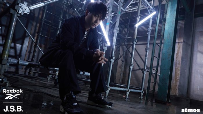 J.S.B.、atmos、Reebokによるトリプルコラボスニーカーのキービジュアルに、三代目JSB・山下健二郎が登場
