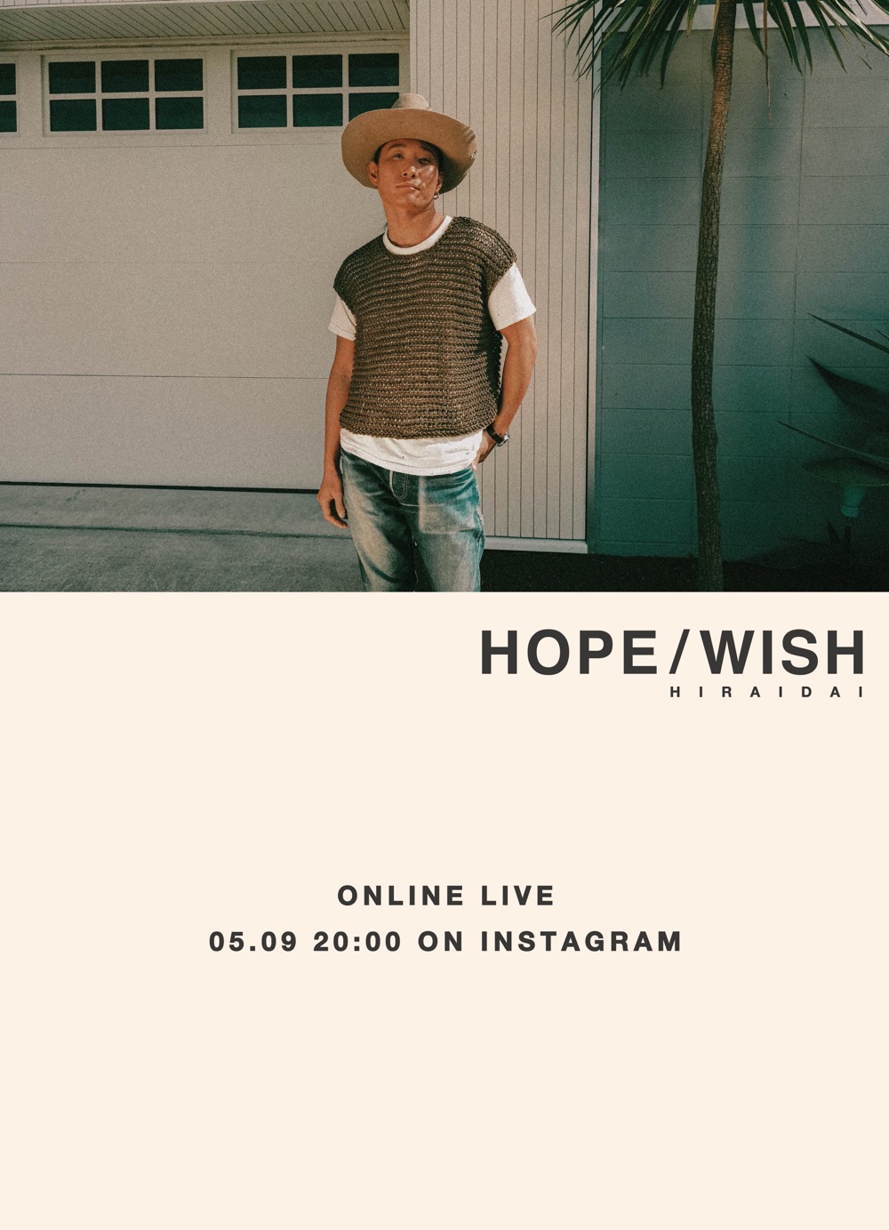 平井大、3年ぶりのアルバム『HOPE/WISH』をリリース。Instagramライブも実施 - 画像一覧（2/3）