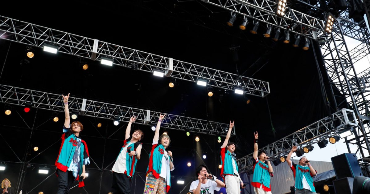 ジャニーズWEST、念願の『METROCK』のステージで完全燃焼！「忘れん
