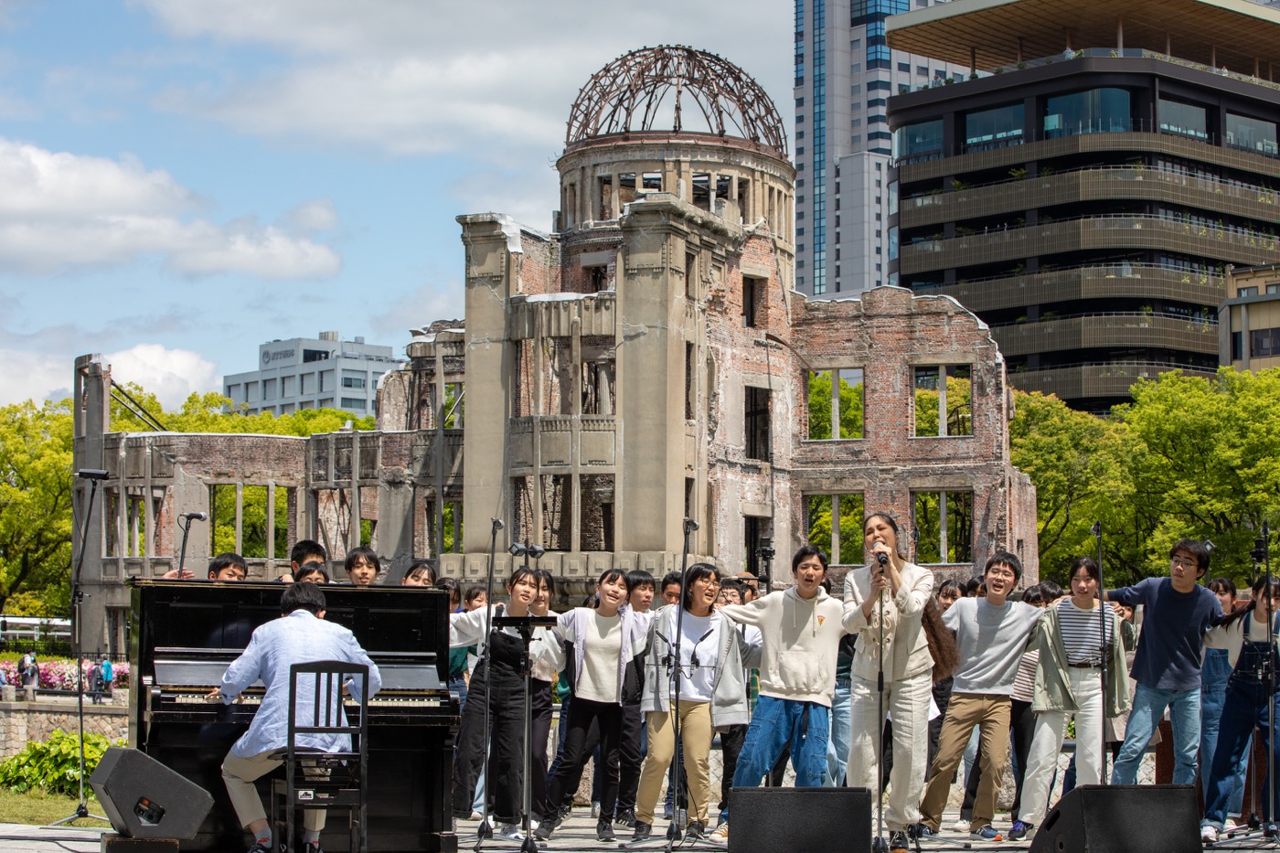 AI、G7広島サミット期間中の広島から平和と団結を訴えるライブ配信を実施 - 画像一覧（4/5）