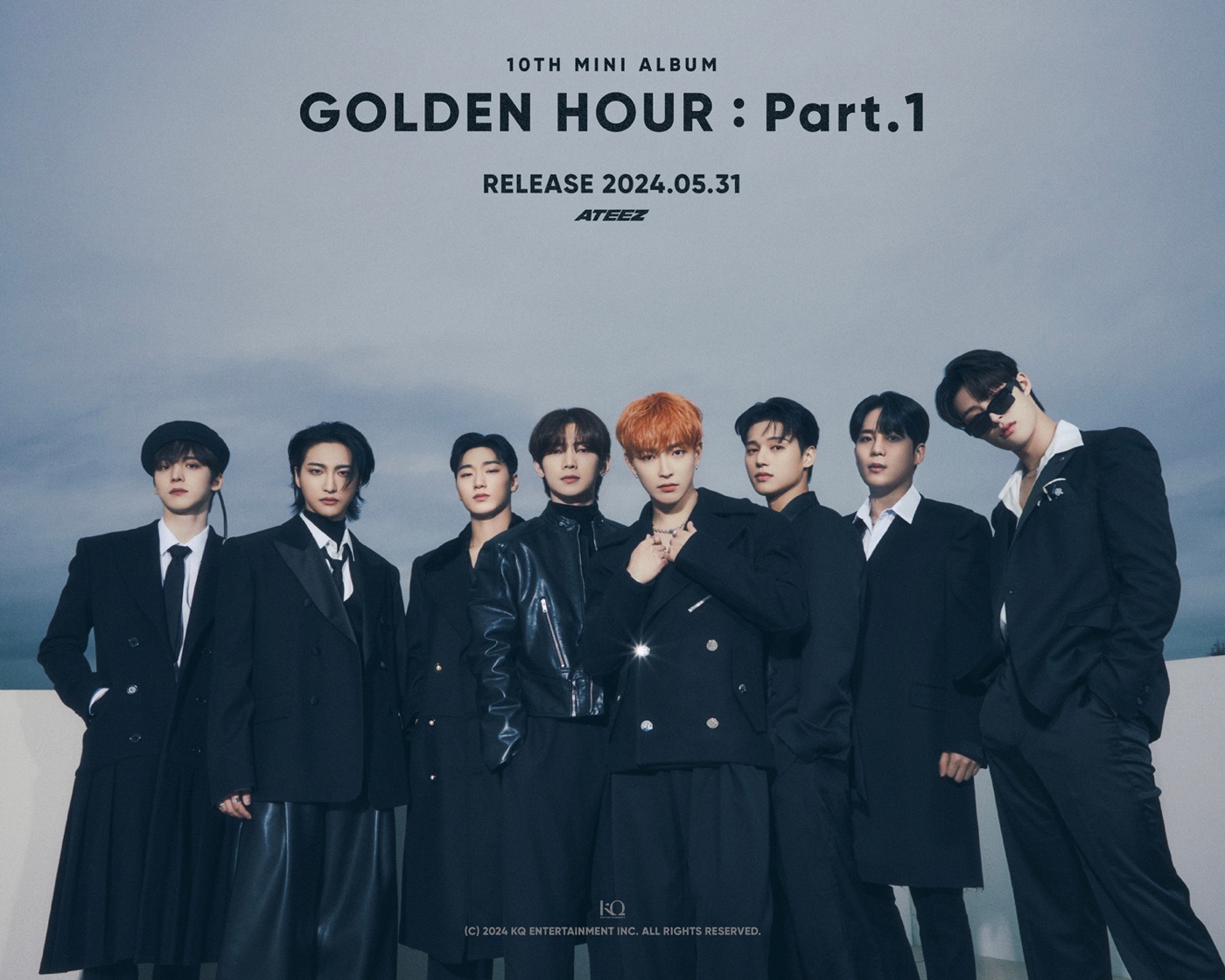 ATEEZ、10thミニアルバム『GOLDEN HOUR : Part.1』コンセプトフォト第4弾で唯一無二のオーラを放つ