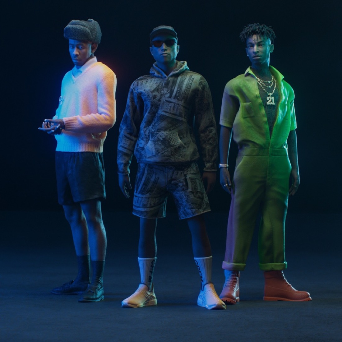 ファレル・ウィリアムス、21サヴェージ＆タイラー・ザ・クリエイターを迎えた最新MVを解禁