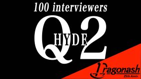 Dragon Ashのメジャーデビュー25周年企画「100 interviewers」にHYDEが降臨！