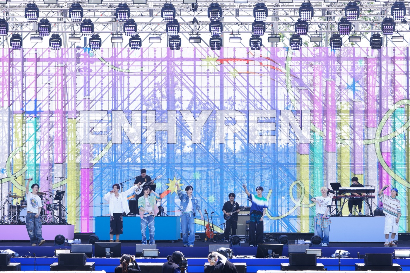 【ライブレポート】ENHYPEN『2024 Weverse Con Festival』に出演！爽やかさとダークファンタジーで魅了 - 画像一覧（2/7）