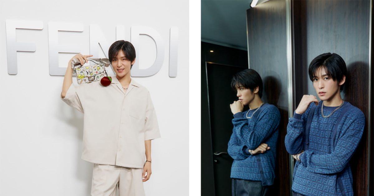Snow Man目黒蓮、フェンディ 2025年春夏 メンズコレクションに参加した