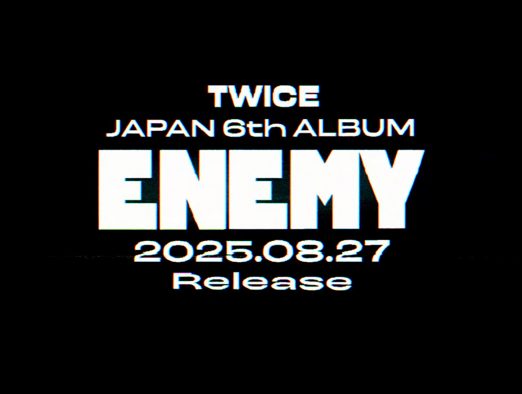 TWICE、6枚目の日本オリジナルアルバム『ENEMY』発売決定！ロックバンドのような雰囲気のティザーも公開