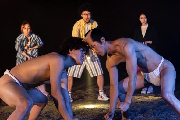 濱田崇裕（ジャニーズWEST）と森本慎太郎（SixTONES）が、ガチの相撲対決！