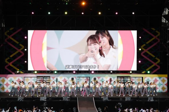 ＝LOVE、≠ME、≒JOYの総勢36名による野外合同フェス『イコノイジョイ 2022』を開催