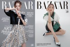 宮脇咲良（LE SSERAFIM）、ファッション誌『ハーパーズ バザー』9月号のカバーに初登場