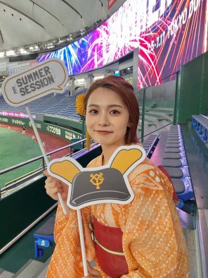 足立佳奈、東京ドームで“大花火大会”を満喫！「夏の思い出になりました！」