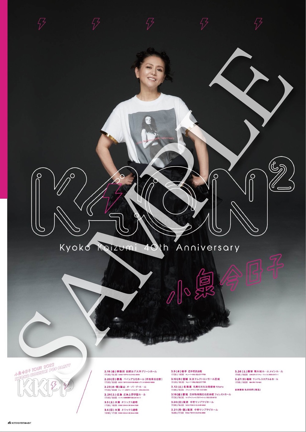 小泉今日子、デビュー40周年記念のホールツアー『KKPP』を作品化！ 初のライブアルバムもリリース - 画像一覧（5/9）