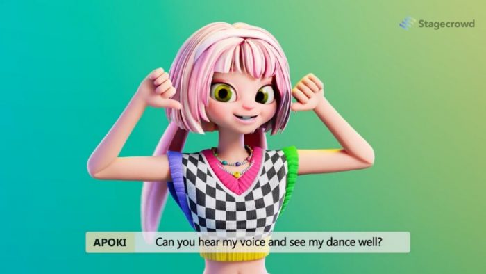 韓国No.1バーチャルK-POPアーティスト・APOKI、Stagecrowd限定コラボ動画公開