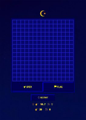 米津玄師、オンラインゲーム『MOONSWEEPER』を公開！米津が12時間連続でプレイした『マインスイーパ』をアレンジ