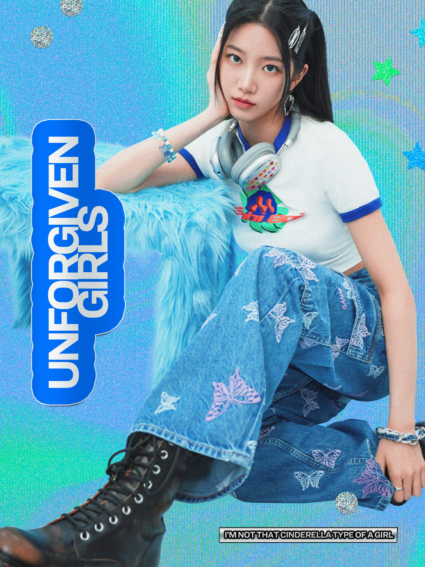 LE SSERAFIM日本2ndシングル「UNFORGIVEN」のコンセプトフォト公開！日本の2000年代のギャルスタイルに影響を受けたファッションに注目 - 画像一覧（4/12）