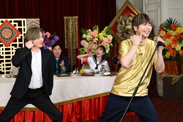 堂本光一が「ゴチバトル」初参戦！増田貴久の即席レッスンで「チャンカパーナ」を全力ダンス