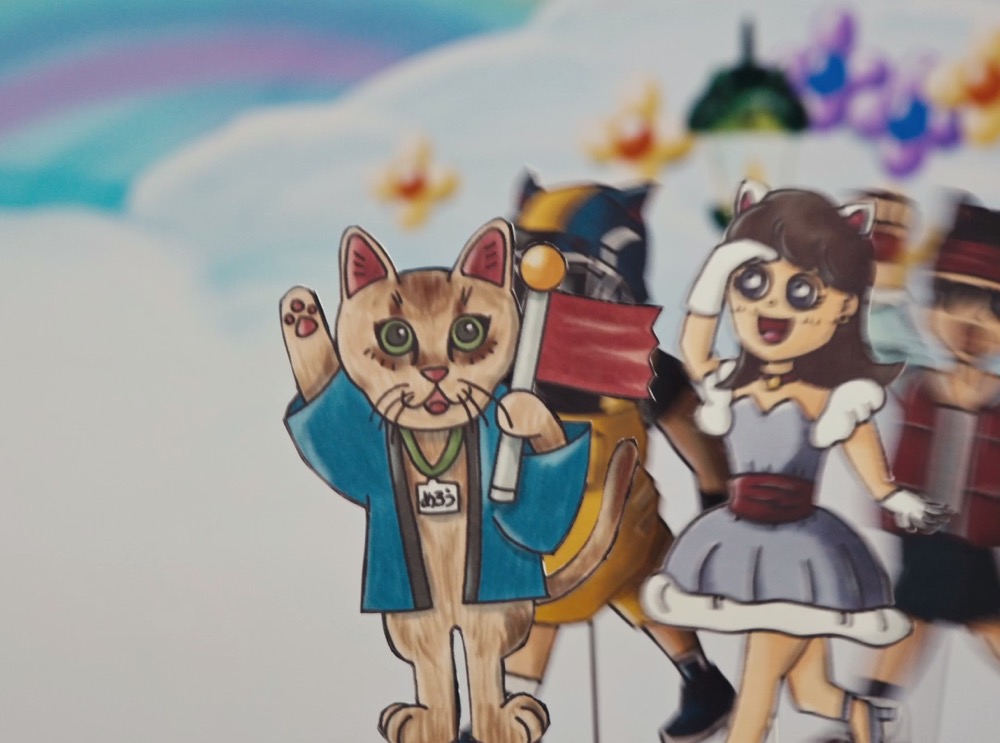 ザ・リーサルウェポンズ、“世界猫の日”に「ねこねこヘヴン feat.上坂すみれ」紙人形MVを公開 - 画像一覧（3/6）