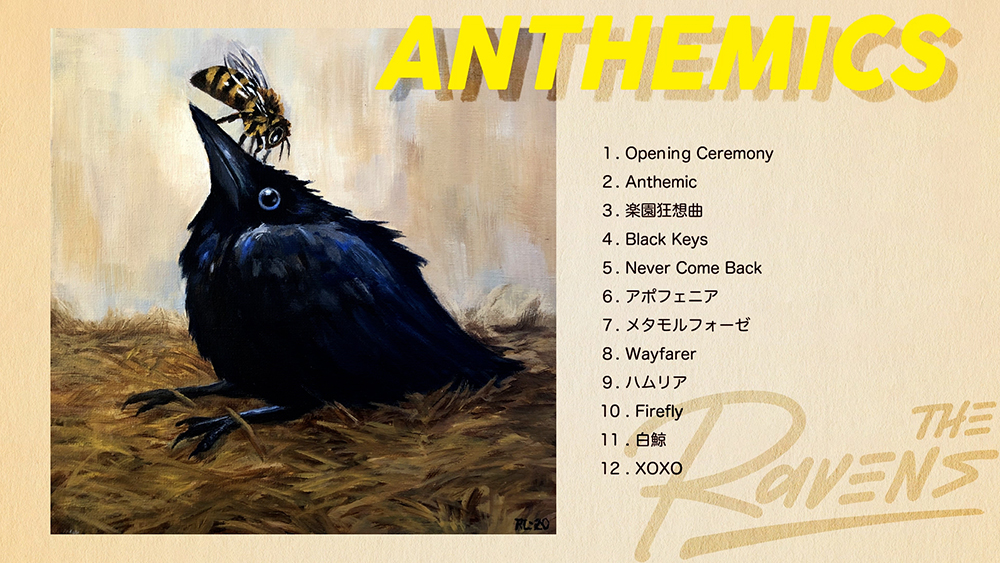 Kj（Dragon Ash）率いる“The Ravens”、1stアルバム『ANTHEMICS』の全曲試聴トレーラー公開 - 画像一覧（1/2）