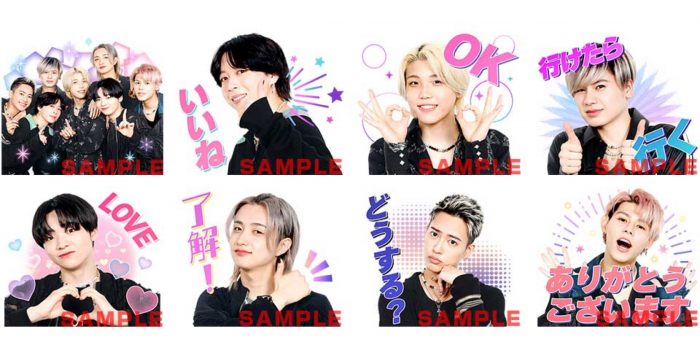 BE:FIRST、LINEスタンプが初登場！ LINE MUSICユーザー全員へ無料プレゼント