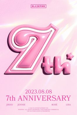 BLACKPINK、デビュー7周年を記念した特別イベントを発表！「いつも惜しみない応援を送ってくれる全世界のファンに感謝」