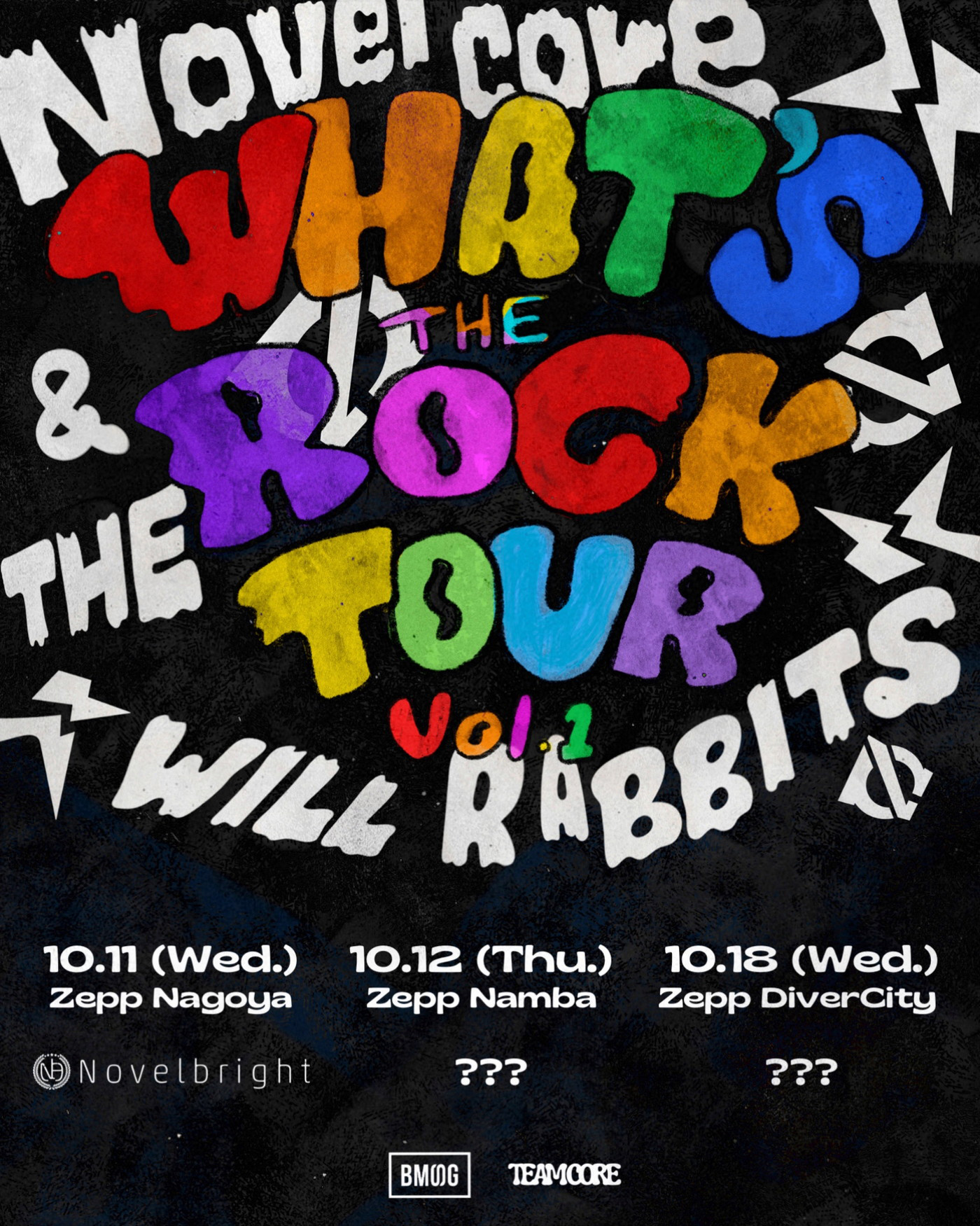 Novel Core東名阪対バンツアー『WHAT’S THE ROCK TOUR vol.1』名古屋公演に“Novel”繋がりでNovelbrightが出演決定 - 画像一覧（1/5）