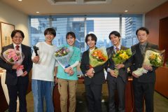 なにわ男子・大西流星「超楽しかった！」。主演ドラマ『紅さすライフ』クランクアップ