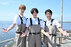 Snow Man宮舘涼太が仲良しのSixTONESジェシーとグランピング飯作り！あさり漁にも挑戦