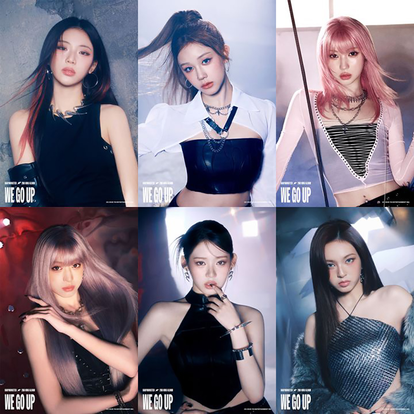 BABYMONSTER、2ndミニアルバム『WE GO UP』のビジュアル初公開！果敢なスタイリングのなかの濃いカリスマ