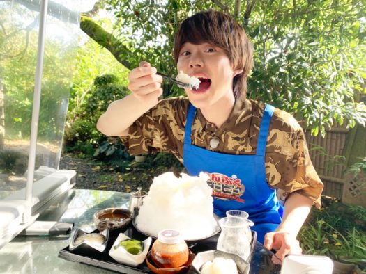 なにわ男子・大橋和也が高さ30センチのかき氷を爆食！ TBS系『まんぷくダービー』本日OA