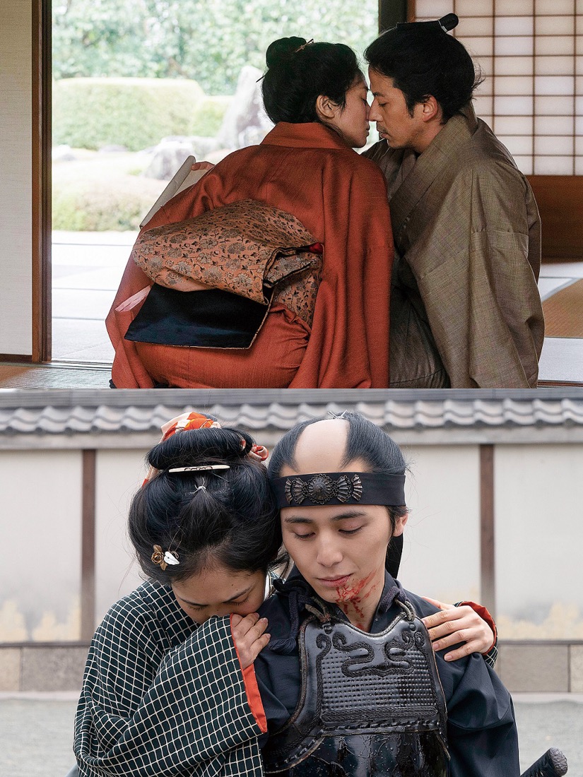 映画『燃えよ剣』より、土方歳三（岡田准一）と沖田総司（山田涼介）が“想い人”と寄り添う新場面写真公開