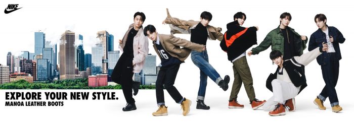 ENHYPENが起用された、NIKE MANOA LEATHERのビジュアル公開