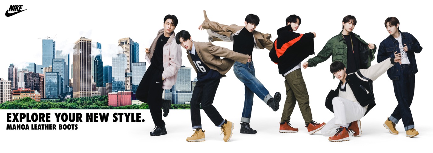 ENHYPENが起用された、NIKE MANOA LEATHERのビジュアル公開