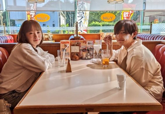 ドラマ『親愛なる僕へ殺意をこめて』より山田涼介（Hey! Say! JUMP）と川栄李奈のオフショットを公開