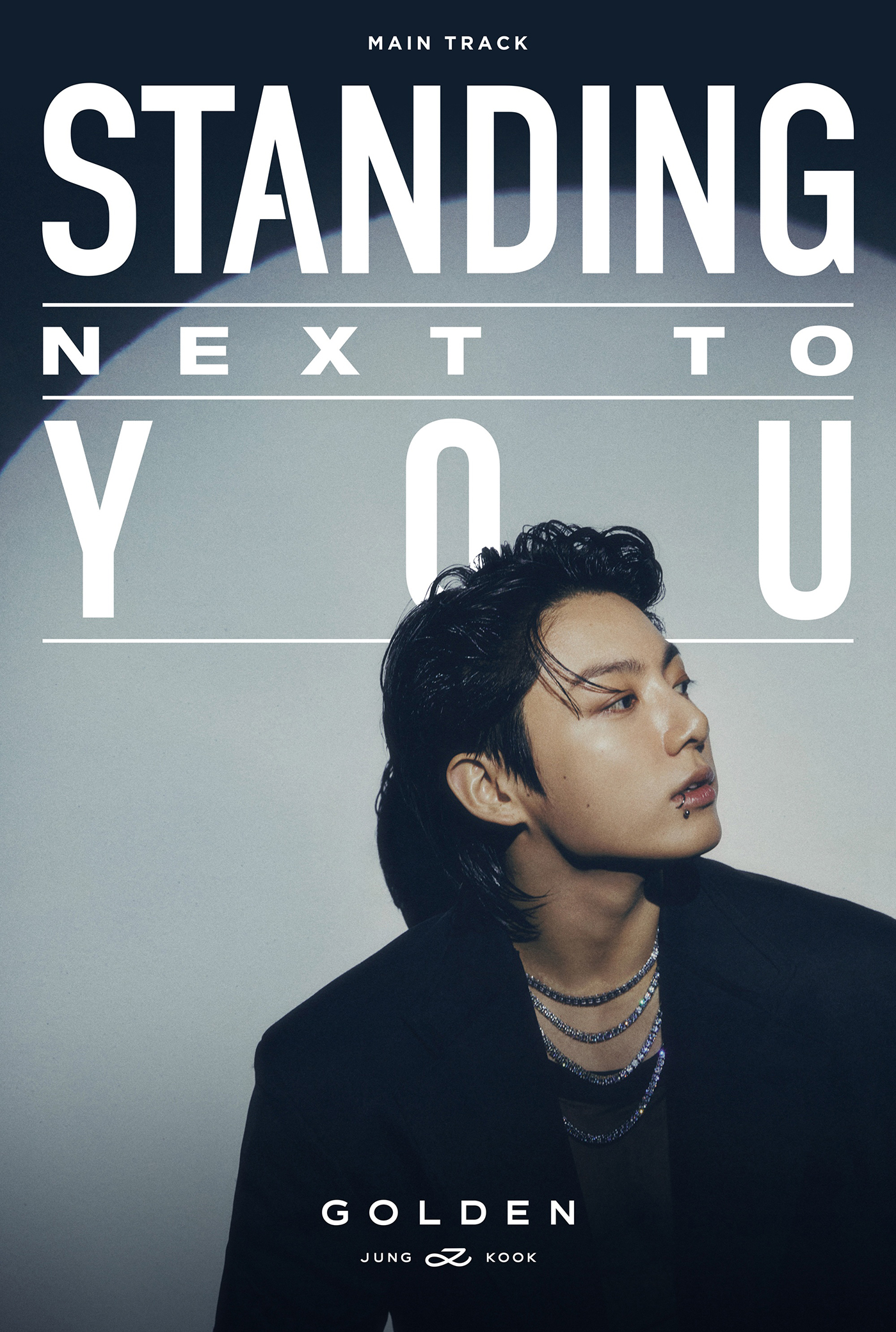 BTS JUNG KOOKソロアルバム『GOLDEN』タイトル曲「Standing Next to You」のトラックポスター公開 - 画像一覧（1/1）