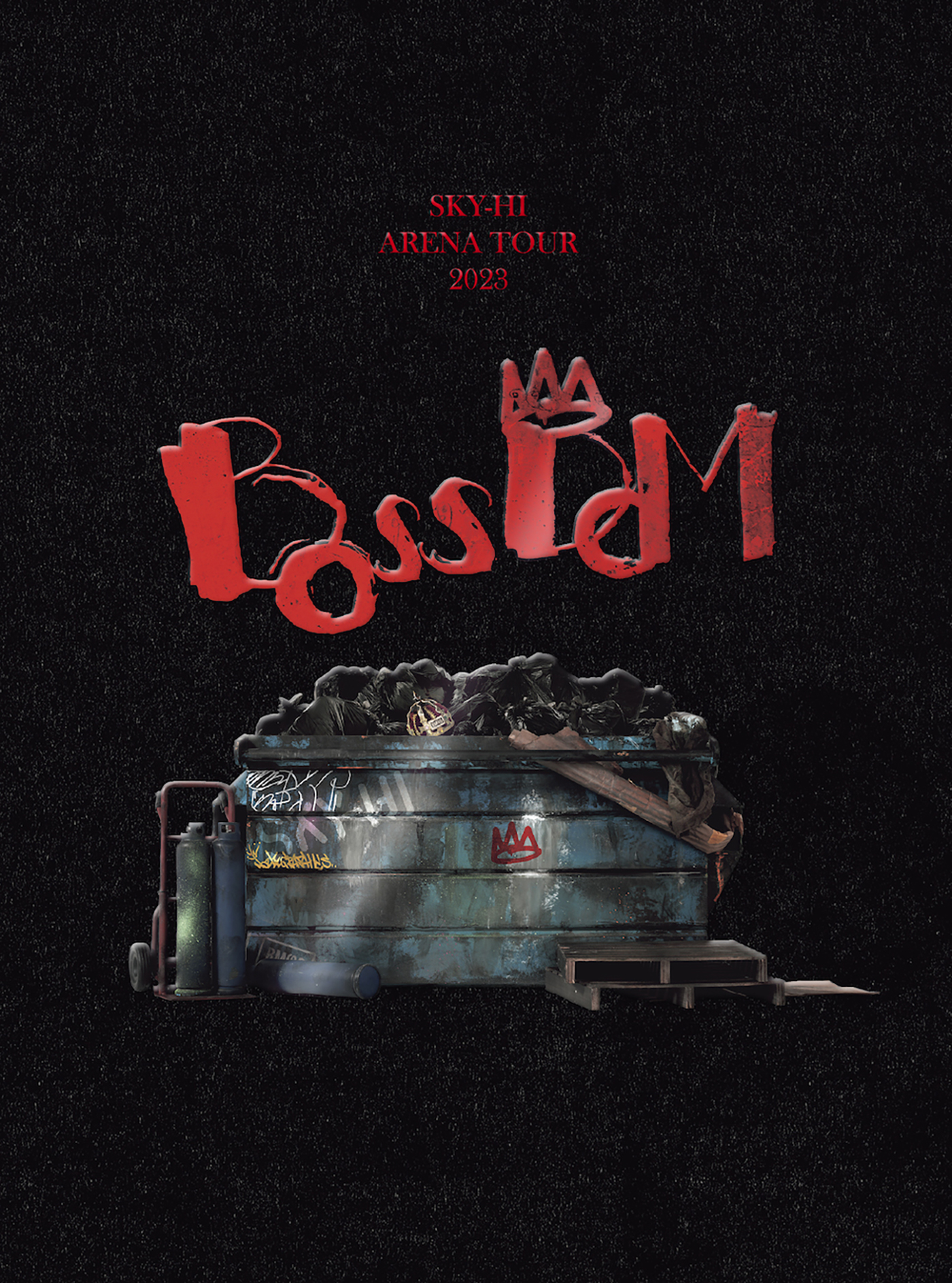 SKY-HIライブBlu-ray＆DVD『SKY-HI ARENA TOUR 2023 ｰBOSSDOMｰ』のジャケット＆購入者特典の絵柄公開