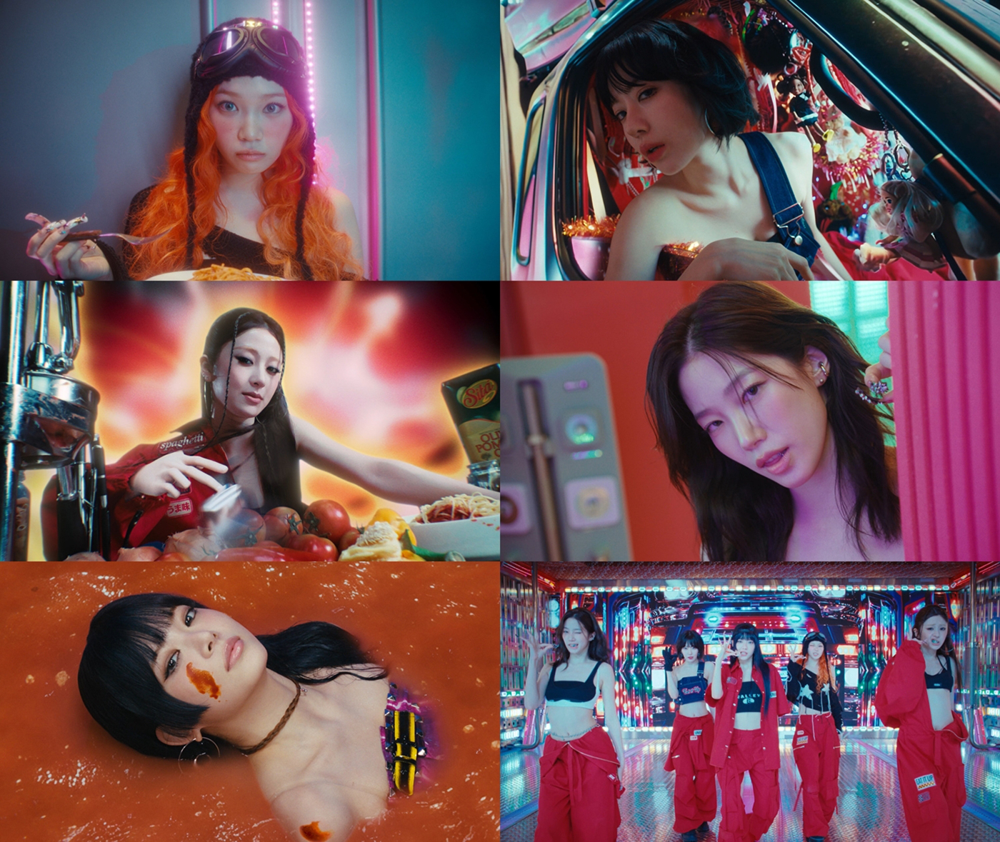 LE SSERAFIM、1stシングル「SPAGHETTI」タイトル曲MV公開！BTSのJ-HOPEも出演 - 画像一覧（1/3）
