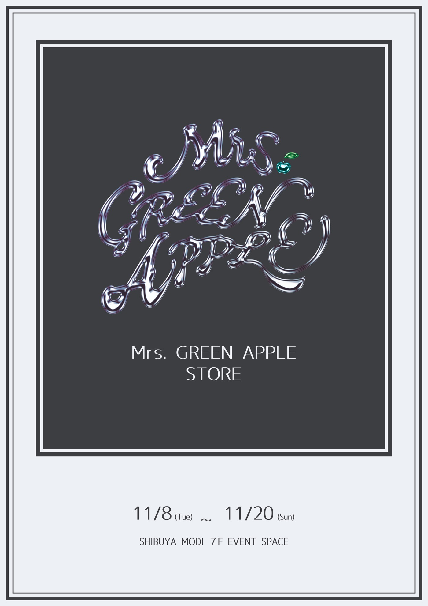 Mrs. GREEN APPLE、ポップアップストア「Mrs. GREEN APPLE STORE」が期間限定でオープン - 画像一覧（2/2）
