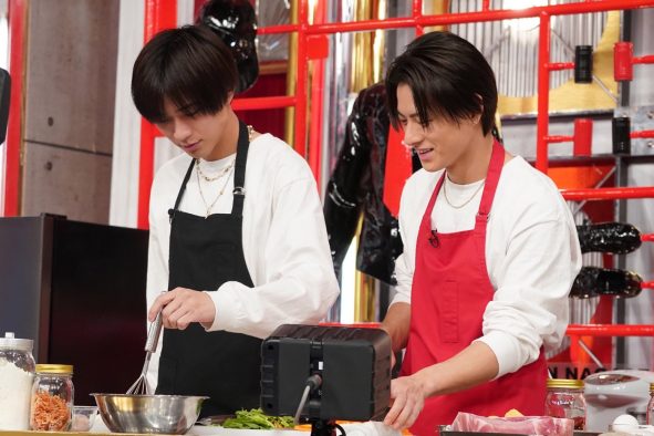 謎の食材“シュプリング・ミイラ”とは!? キンプリ・平野紫耀＆永瀬廉、”日本語禁止クッキング“で大混乱