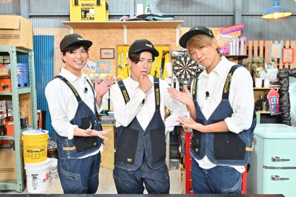 NEWS・小山慶一郎＆加藤シゲアキとオリラジ・藤森慎吾が、“女性が喜ぶ手作りプレゼント”をメイキング