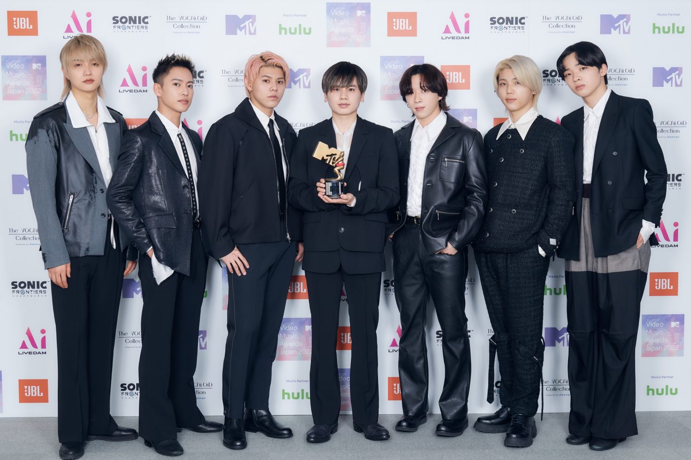 BE:FIRST、JO1、INI、櫻坂46ら出演の『MTV VMAJ 2022』がHuluで独占配信