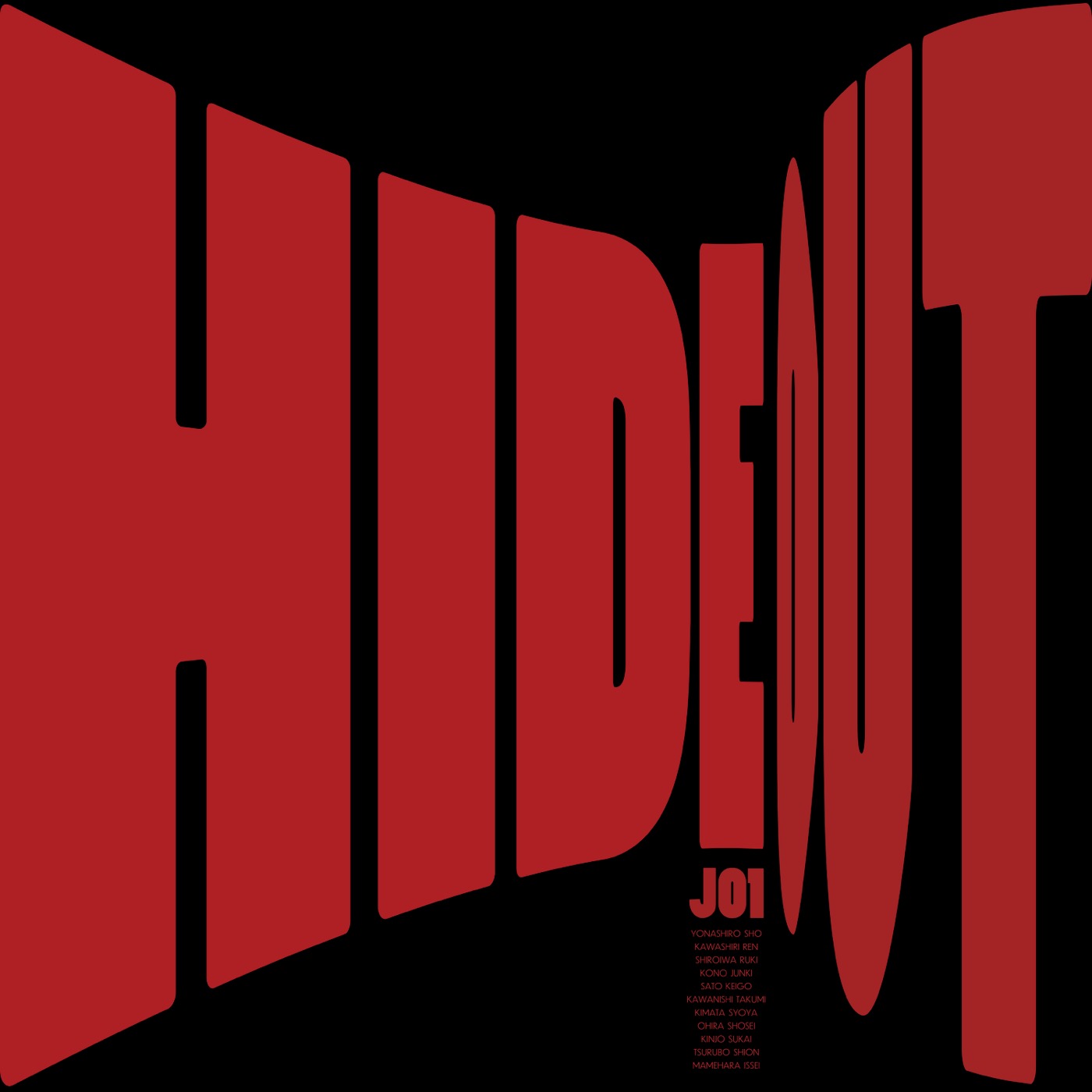 JO1、映画『OUT』主題歌 「HIDEOUT」配信リリース決定＆ジャケット公開 - 画像一覧（3/3）