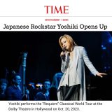 YOSHIKIのインタビューが、米メディア『TIME』に掲載。「YOSHIKIの名声は、国境を越えて広がっている」