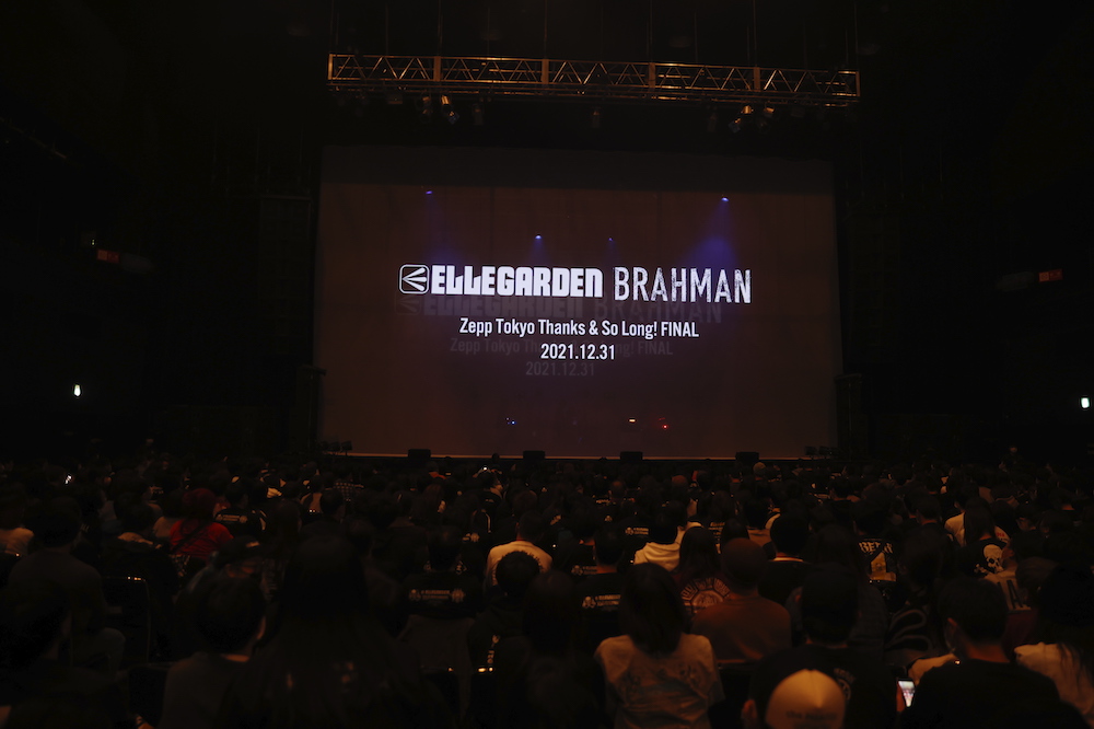 Zepp Tokyo Thanks & So Long! FINAL　ELLEGARDEN / BRAHMAN
2021年12月31日 Zepp Tokyo（PHOTO BY 三吉ツカサ）
