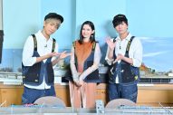 NEWS・小山慶一郎＆加藤シゲアキ、鉄道マニアの市川紗椰と雪景色を走る鉄道模型を全力メイキング - 画像一覧（1/3）