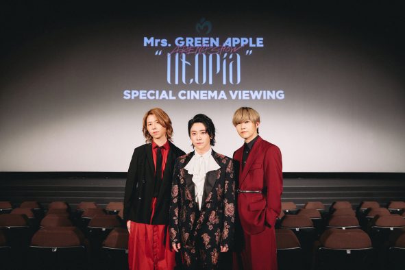 Mrs. GREEN APPLE、ライブ映像作品『ARENA SHOW “Utopia”』特別上映イベントが大盛況